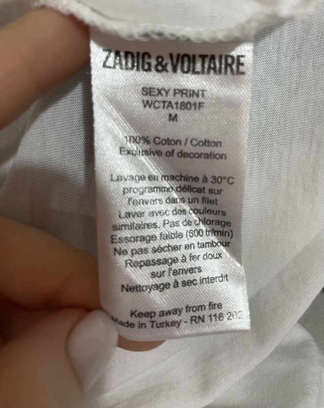 Футболка ZADIG & VOLTAIRE размер M