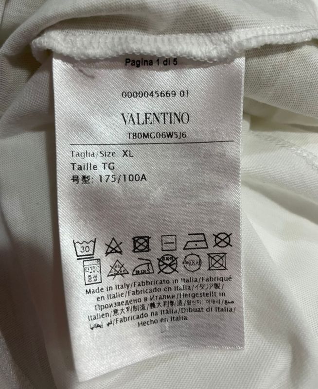 Футболка Valentino размер XL