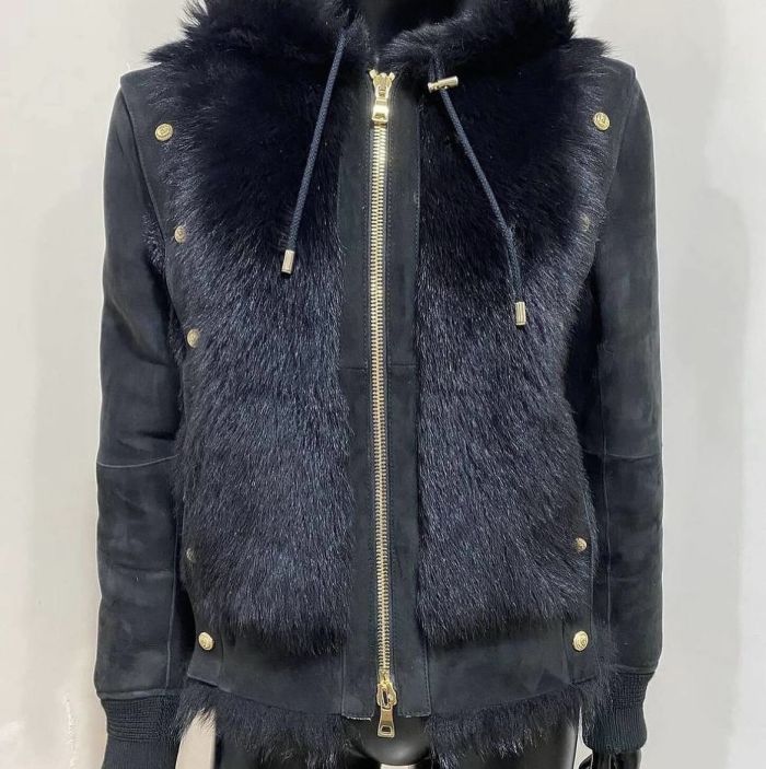 Дубленка Balmain размер 38