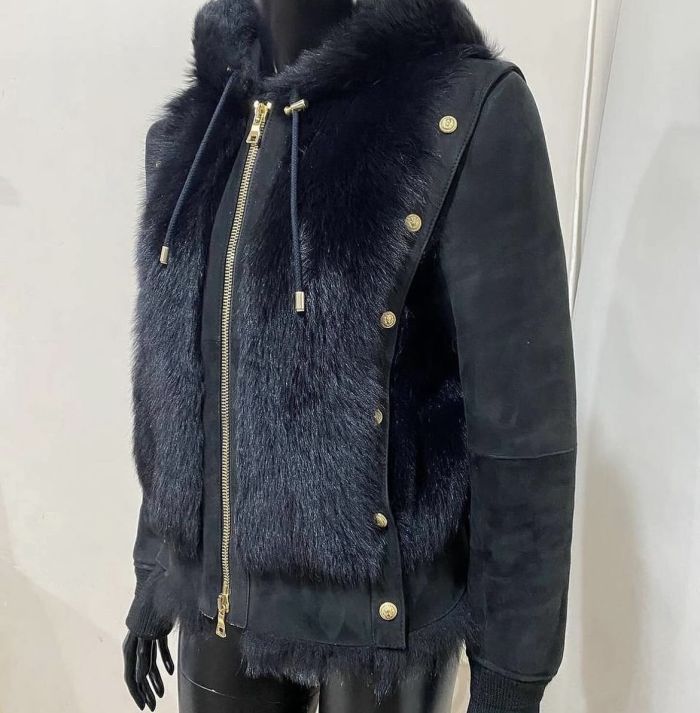 Дубленка Balmain размер 38
