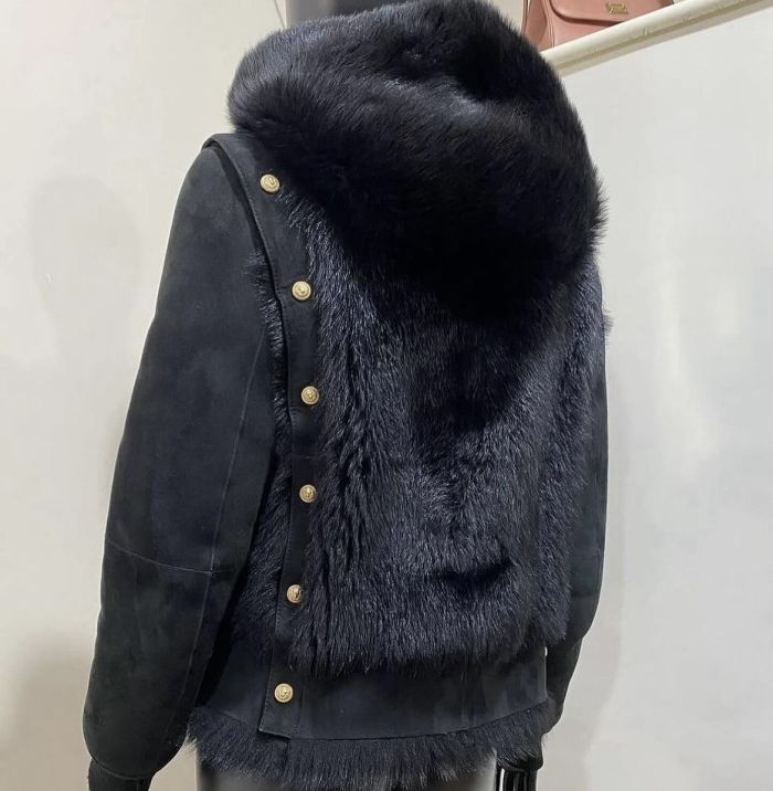 Дубленка Balmain размер 38