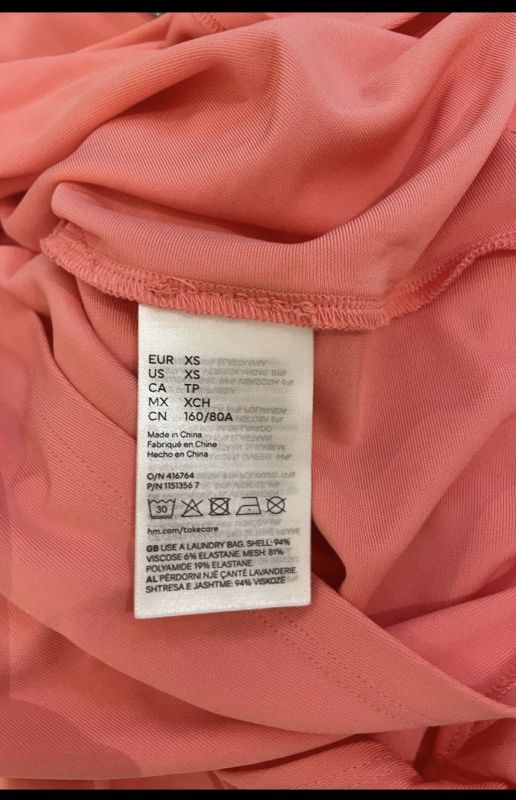 Платье Mugler H&M, размер XS