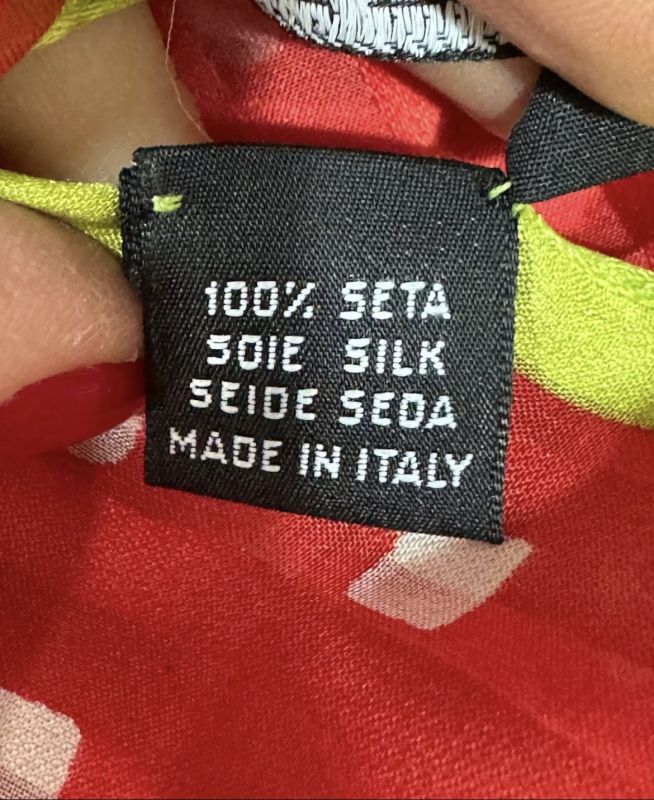 Шаль шелк Valentino 43на 155