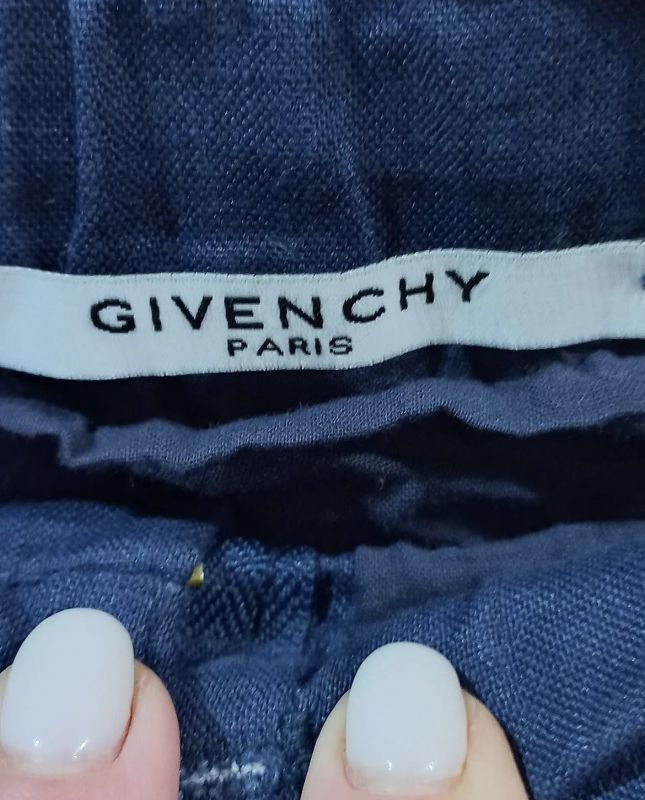 Юбка GIVENCHY лен размер M-L