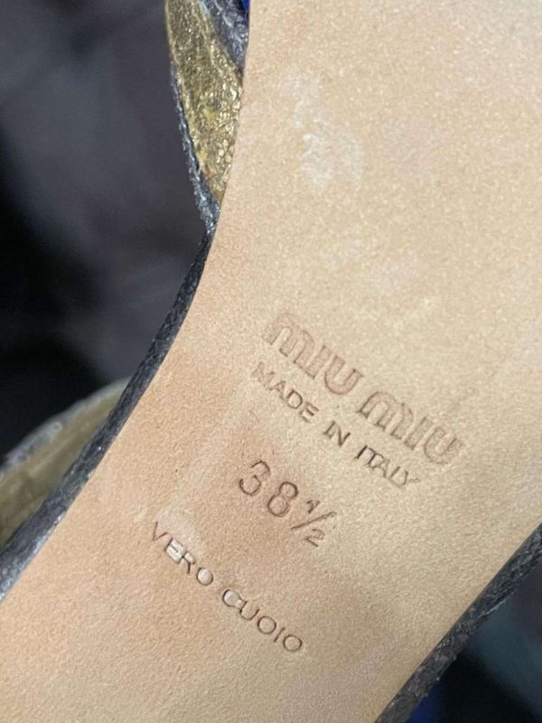Босоножки  Miu  Miu,  размер  38,5