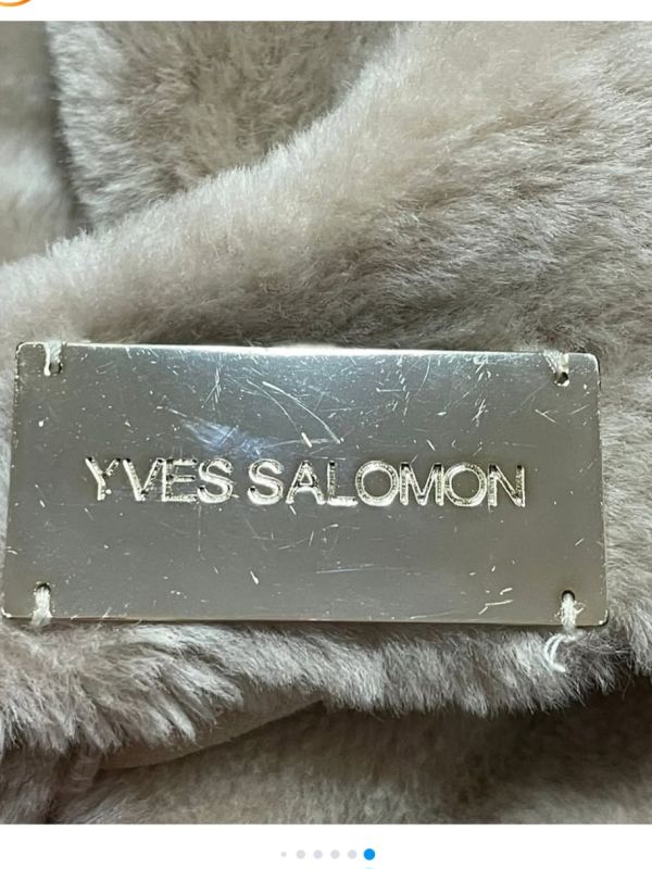 Дубленка Yves Salomon размер S-M