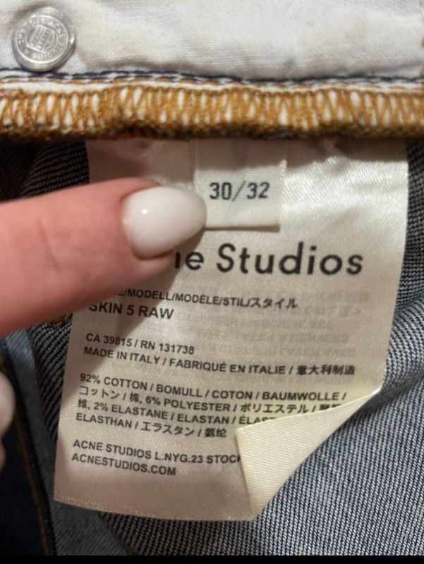 Джинсы  Acne Studios,размер  30/32